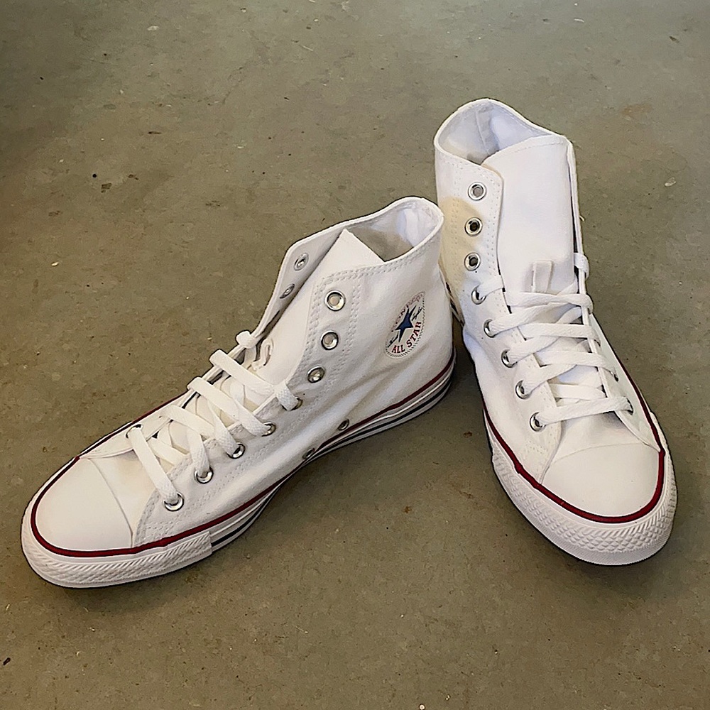 White High Top All Star Converse